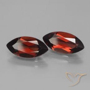 4.18 ctw Red Pyrope Garnet Stones, Natural Pyrope Garnet in Marquise Facet Shape for Sale
