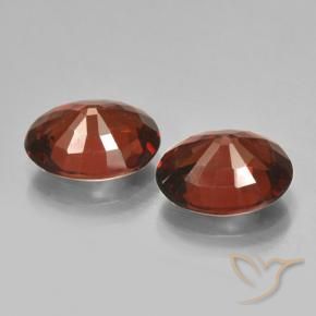 Pyrope Garnet Gemstones in 7.8 x 5.8 mm Size for Sale, Pyrope Garnet Stones in Deep Blood Red Color