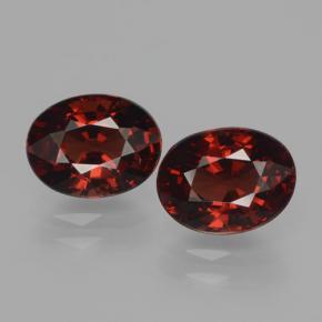 Deep Blood Red Pyrope Garnet Gem - 1.8ct Oval Facet (ID: 466077)