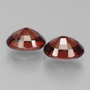 Pyrope Garnet Gemstones in 8 x 6 mm (calibrated) Size for Sale, Pyrope Garnet Stones in Dark Red Color