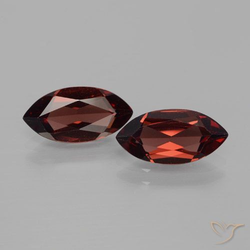 3.85ctw Natural Deep Red Pyrope Garnet, Marquise, VVS-VS