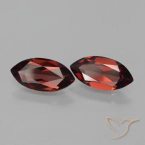 3.85 ctw Red Pyrope Garnet Stones, Natural Pyrope Garnet in Marquise Facet Shape for Sale