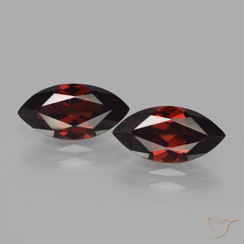 4.32ctw Natural Dark Red Pyrope Garnet, Marquise, VVS-VS