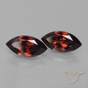 4.28 ctw Red Pyrope Garnet Stones, Natural Pyrope Garnet in Marquise Facet Shape for Sale