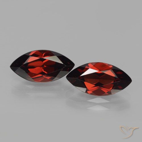 4.61ctw Natural Dark Red Pyrope Garnet, Marquise, VVS-VS
