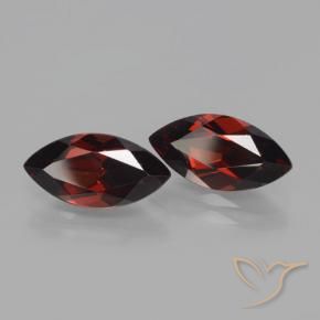 4.61 ctw Red Pyrope Garnet Stones, Natural Pyrope Garnet in Marquise Facet Shape for Sale