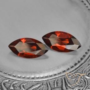3.05 ctw Red Pyrope Garnet Stones, Natural Pyrope Garnet in Marquise Facet Shape for Sale