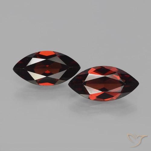 4.14ctw Natural Deep Red Pyrope Garnet, Marquise, VVS-VS