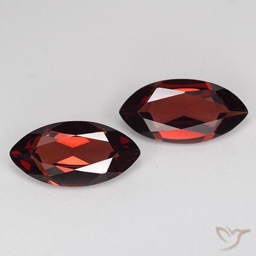3.78 ct Marquise Cut Pyrope Garnet, 12 x 6.1 mm From Mozambique, Photo A