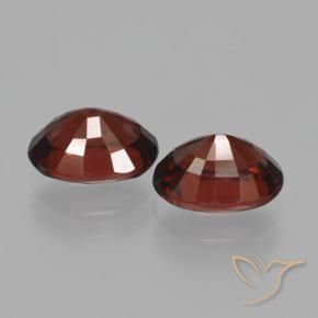 Pyrope Garnet Gemstones in 8 x 6 mm (calibrated) Size for Sale, Pyrope Garnet Stones in Deep Red Color
