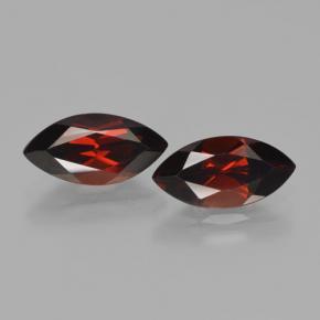 Dark Red Pyrope Garnet Gem - 2.5ct Marquise Facet (ID: 466190)