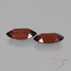 Pyrope Garnet Gemstones in 11.9 x 5.9 mm Size for Sale, Pyrope Garnet Stones in Sangria Red Color