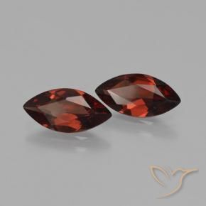 3.26 ctw Red Pyrope Garnet Stones, Natural Pyrope Garnet in Marquise Facet Shape for Sale