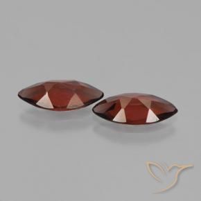 Pyrope Garnet Gemstones in 11.9 x 5.9 mm Size for Sale, Pyrope Garnet Stones in Deep Red Color