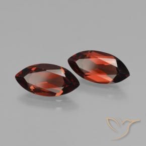 3.80 ctw Red Pyrope Garnet Stones, Natural Pyrope Garnet in Marquise Facet Shape for Sale