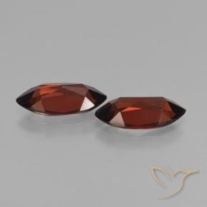 Pyrope Garnet Gemstones in 12.1 x 6 mm Size for Sale, Pyrope Garnet Stones in Deep Red Color