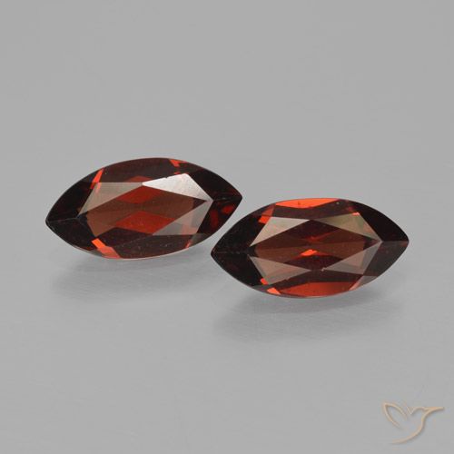 3.67 ct Marquise Cut Pyrope Garnet, 11.8 x 5.9 mm From Mozambique, Photo A