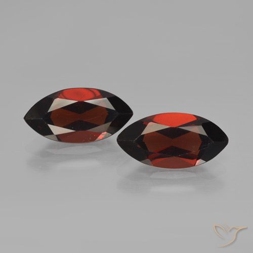 4.38 ct Marquise Cut Pyrope Garnet, 11.9 x 6 mm From Mozambique, Photo A