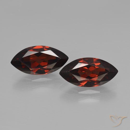 4.40ctw Natural Deep Red Pyrope Garnet, Marquise, VVS-VS