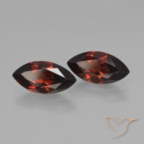 4.40 ctw Red Pyrope Garnet Stones, Natural Pyrope Garnet in Marquise Facet Shape for Sale