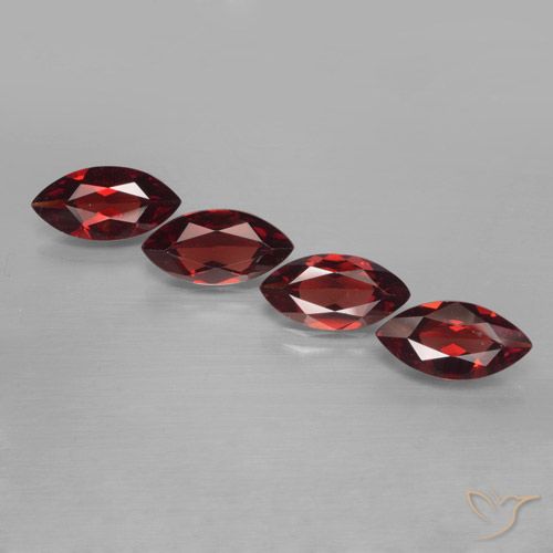 7.00ctw Natural Deep Red Pyrope Garnet, Marquise, VVS-VS