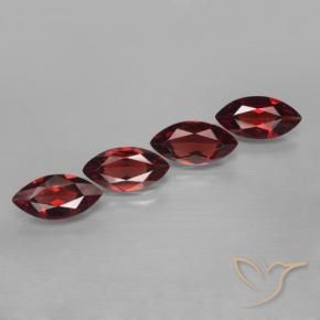 7.00 ctw Red Pyrope Garnet Stones, Natural Pyrope Garnet in Marquise Facet Shape for Sale