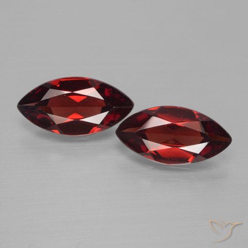 3.61ctw Natural Deep Red Pyrope Garnet, Marquise, VVS-VS