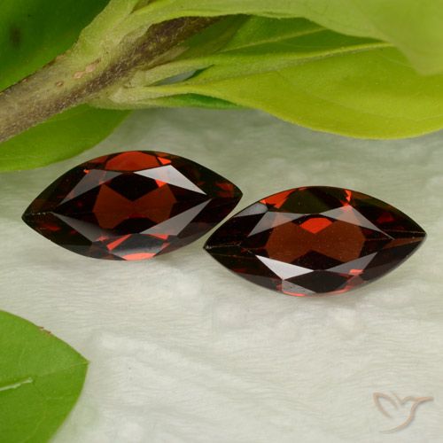 3.49ctw Natural Deep Blood Red Pyrope Garnet, Marquise, VVS-VS