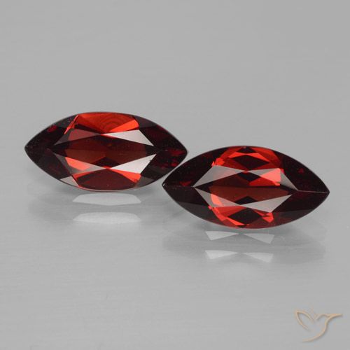 3.82ctw Natural Deep Blood Red Pyrope Garnet, Marquise, VVS-VS