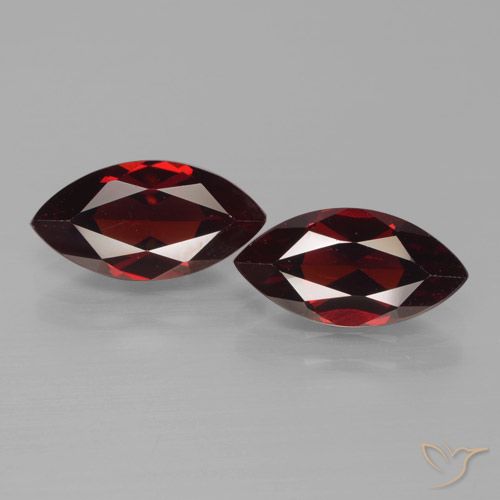 4.32ctw Natural Dark Red Pyrope Garnet, Marquise, VVS-VS