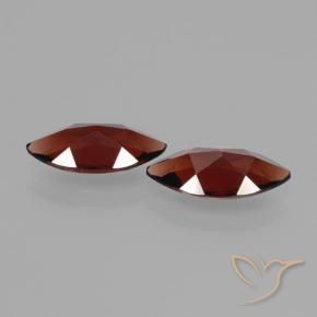 Pyrope Garnet Gemstones in 12.1 x 6 mm Size for Sale, Pyrope Garnet Stones in Dark Red Color