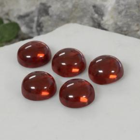Deep Red Pyrope Garnet Gem - 0.4ct Round Cabochon (ID: 467298)