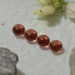Medium Red Pyrope Garnet Gem - 0.4ct Round Cabochon (ID: 467361)