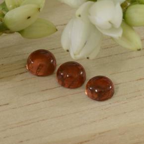 1.29 ctw Red Pyrope Garnet Stones, Natural Pyrope Garnet in Round Cabochon Shape for Sale