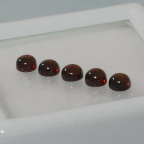 0.5ct Round Cabochon Red Pyrope Garnet for sale thumb image of 0.5ct Round Cabochon Red Pyrope Garnet (ID: 467418)