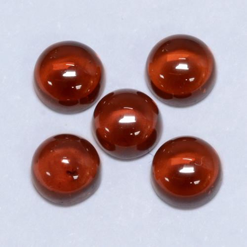 2.35 ctw Red Pyrope Garnet Stones, Natural Pyrope Garnet in Round Cabochon Shape for Sale