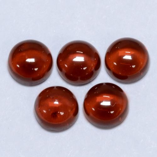 Pyrope Garnet Gemstones in 4.1 mm Size for Sale, Pyrope Garnet Stones in Medium Red Color