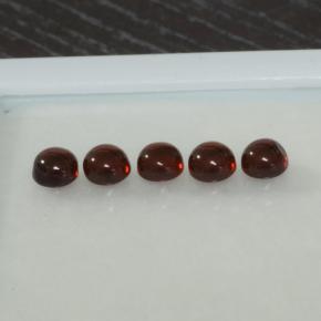 Sangria Red Pyrope Garnet Gem - 0.5ct Round Cabochon (ID: 467466)