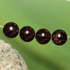10.9ct Drilled Sphere Deep Red Pyrope Garnet for sale thumb image of 10.9ct Drilled Sphere Deep Red Pyrope Garnet (ID: 469939)