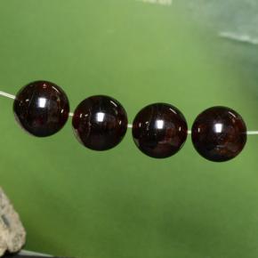 45.6ct Drilled Sphere Deep Red Pyrope Garnet for sale thumb image of 45.6ct Drilled Sphere Deep Red Pyrope Garnet (ID: 469940)