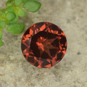 0.97 ct Red Pyrope Garnet Gemstone, Pyrope Garnet Gem in Round Facet Shape for Sale.