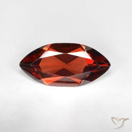 1.05ct Natural Deep Red Pyrope Garnet, Marquise, VVS-VS
