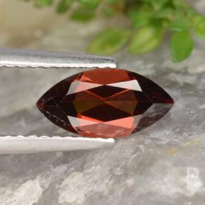 Rosso scuro Granato piropo Gem - 1.2ct Marquise sfaccettato (ID: 478944)