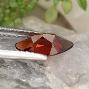 Pyrope Garnet Gemstone in 9.8 x 5.1 mm Size for Sale, Pyrope Garnet Stone in Deep Red Color