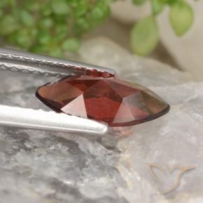 Pyrope Garnet Gemstone in 10 x 5 mm Size for Sale, Pyrope Garnet Stone in Deep Red Color