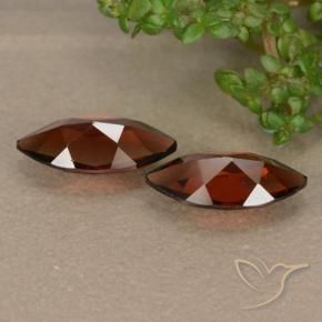 Pyrope Garnet Gemstones in 10.1 x 5.1 mm Size for Sale, Pyrope Garnet Stones in Deep Red Color