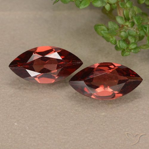 2.09ctw Natural Deep Red Pyrope Garnet, Marquise, VVS-VS