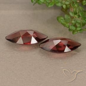 Pyrope Garnet Gemstones in 9.9 x 5.1 mm Size for Sale, Pyrope Garnet Stones in Deep Red Color