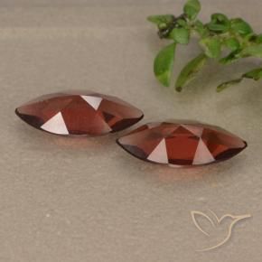 Pyrope Garnet Gemstones in 10.1 x 5.1 mm Size for Sale, Pyrope Garnet Stones in Merlot Red Color