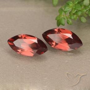 2.49 ctw Red Pyrope Garnet Stones, Natural Pyrope Garnet in Marquise Facet Shape for Sale
